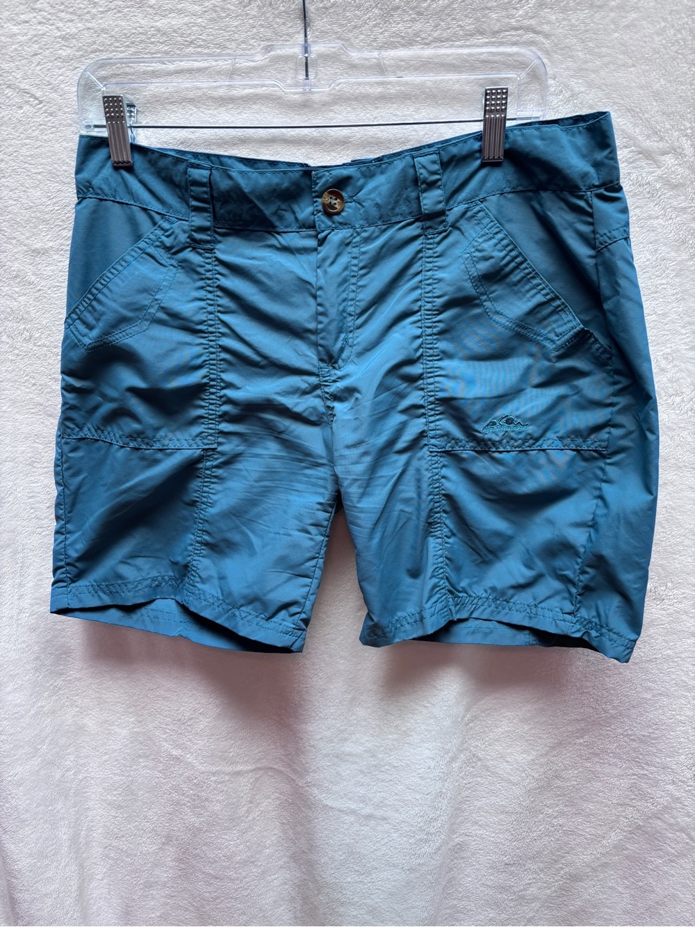 American Outback Women's Blue Outdoor Utility Shorts.
